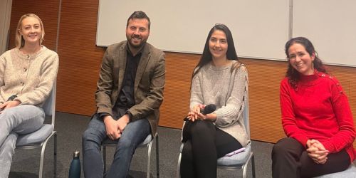 Fernanda Rizzo at the Digital Marketing Academy industry panel 2023