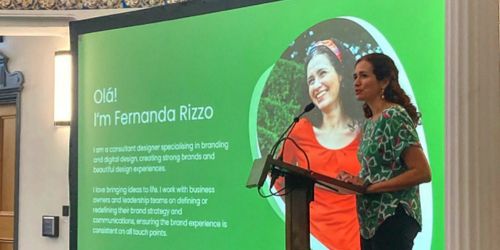 Fernanda Rizzo at the NTU matriculation event 2023
